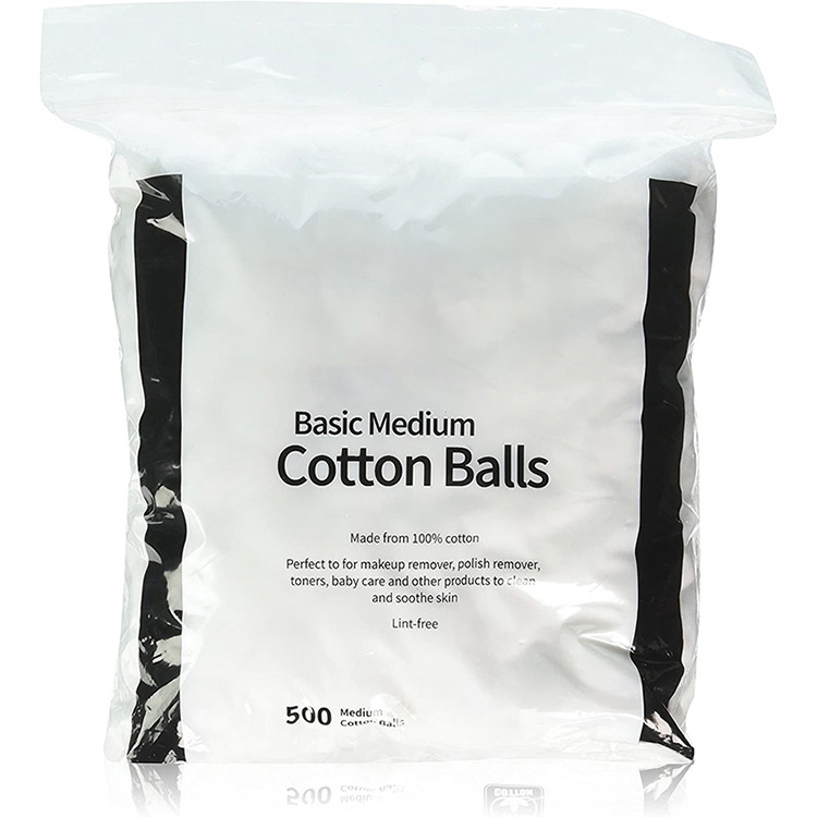 100% Pure Cotton Pure Sterilize Alcohol Ball Cotton Ball White Cotter Absorbent Cotton Ball