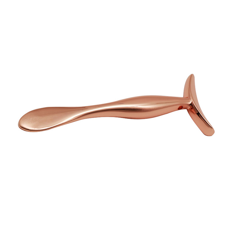 Buneilimintí Cosmaideacha Facial Miotail Rose Gold U-chruthach Bata Massager Uachtar